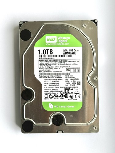 Western Digital WD Caviar Green WD10EARS-00Y5B1 1TB 3,5" SATA Festplatte