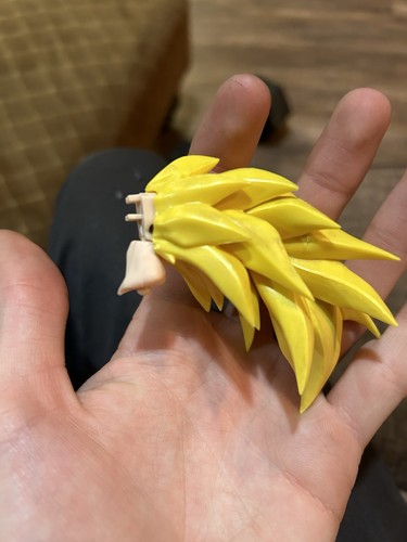 Demoniacal Fit - Golden Storm Super Three Beta Goku Hair & Neck - Picture 2 of 3