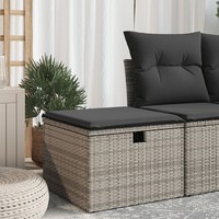 Gartenhocker Kissen FußHocker Hocker Sitzhocker GartenmöBel Poly Rattan Vidaxl