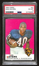 1969 Topps #51 Gale Sayers HOF  PSA 6 EXMT C104344