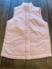 GOLFTINI women's XS rose pink (breast cancer awareness) zip up Golf Vest wow WOW