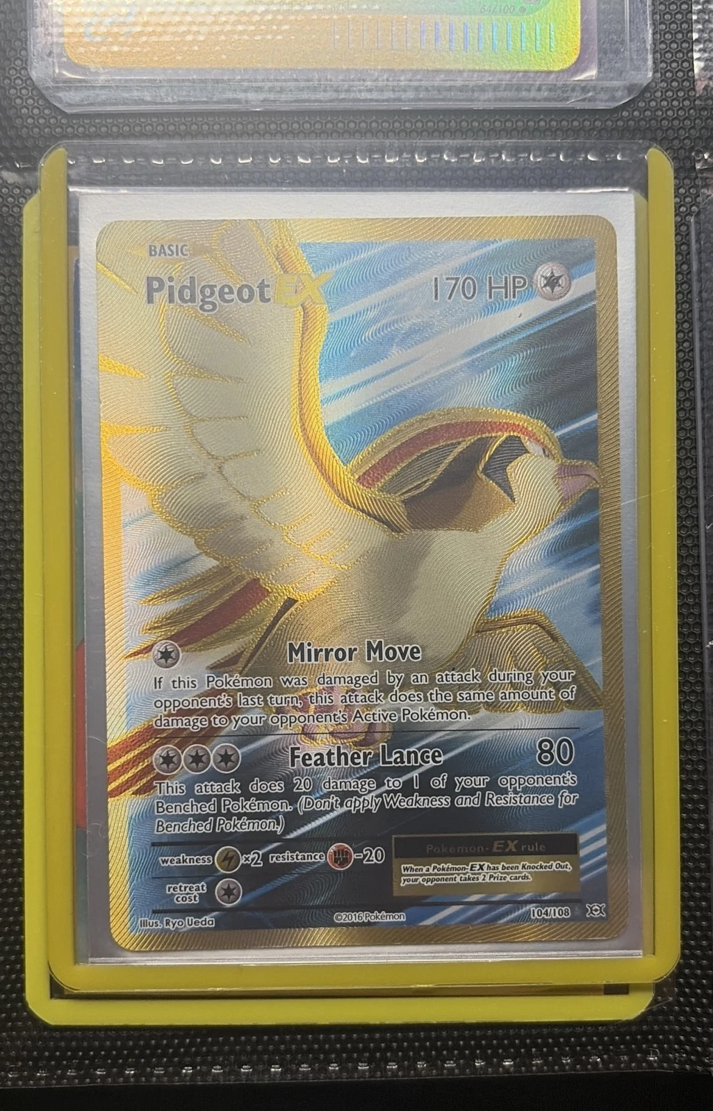 Pidgeot EX (Full Art) 104/108 Evolutions Holo