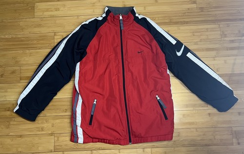Nike Reversible Nylon /Fleece full Zip Outdoor Youth Jacket, Vintage|SZ:XL 18-20 - Picture 10 of 24
