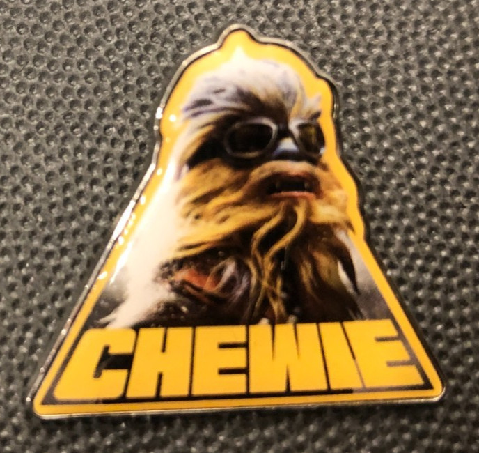 Disney pin 132686 Chewie Star Wars Solo Chewbacca Wookie retro stylized style