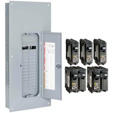 square d 225 amp 30 space 60 circuit main lug indoor panel box load subpanel