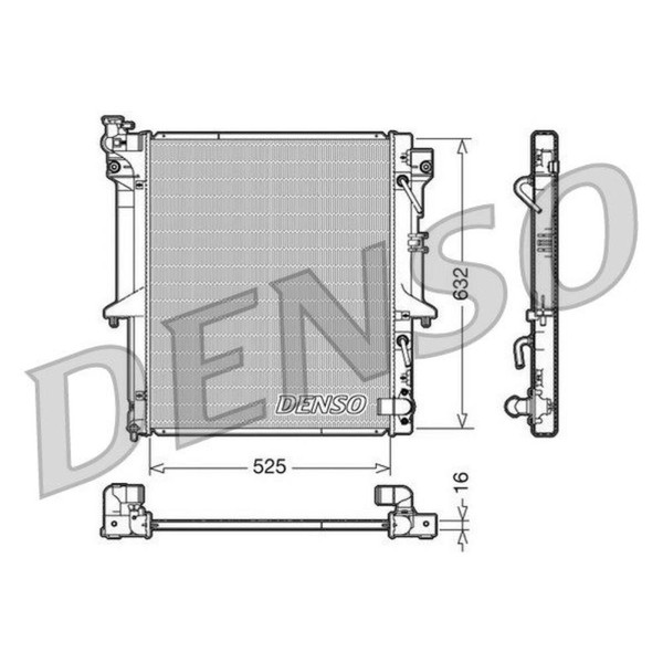 Denso WasserküHler MotorküHler Alu FüR Mitsubishi L 200/Triton Ka_T Kb_T 2.5-image