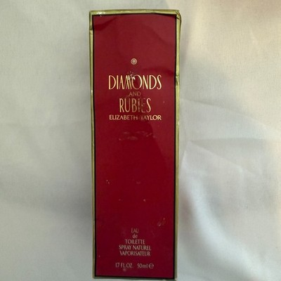 Elizabeth Taylor Diamonds & Rubies Eau De Toilette Spray 1.7 0z New (A5-17)