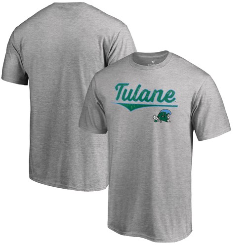 Men's Ash Tulane Green Wave American Classic T-Shirt