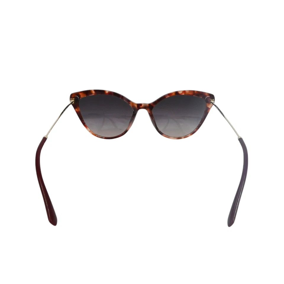 Gafas de sol Miu Miu SMU 03U-A Borgoña Caparazón de Tortuga Ojo de Gato Foto 2 de 4