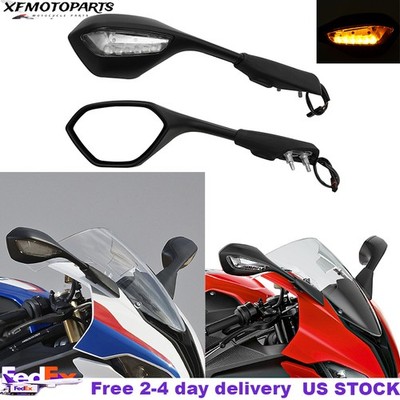 RearView Mirrors LED Turn Signals Fit For BMW S1000RR S 1000RR RearView Mirrors LED Turn Signals Fit For BMW S1000RR S 1000RR