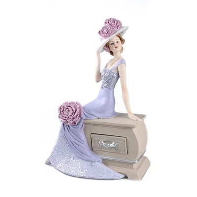Comfy Hour Glamour Elegance Victorian Style Lady Collection Figurines