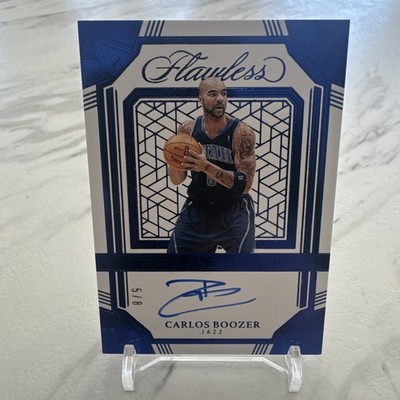 2024-25 Flawless Carlos Boozer Framework Signatures Blue Auto #FRM-CBZ (5/8)