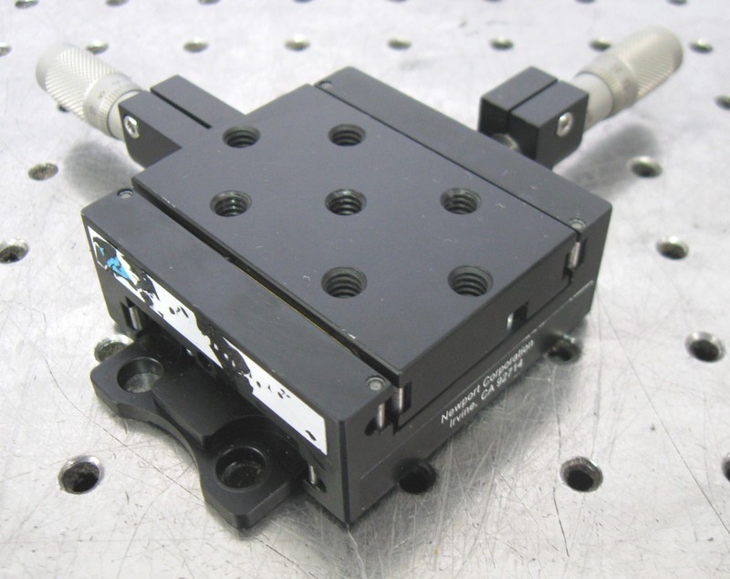 C202943 Newport 460A XY Linear Positioning Stage w/ SM-13 HR-13 Micrometers