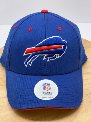 Buffalo Bills NFL Team Apparel Blue Adjustable Strapback Hat Cap New w/ Tags