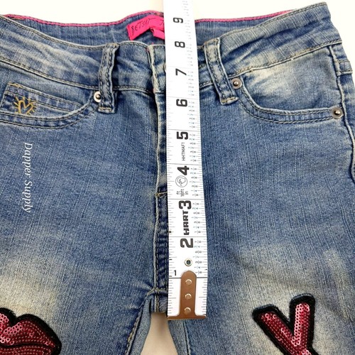 Betsey Johnson Girls Size 7 XoXo Jeans - Picture 3 of 9
