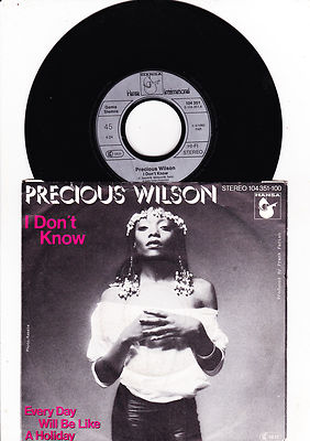 Precious Wilson  - i don´t know 