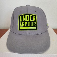 Under Armour Heatgear Youth Snapback UA Charged Color: Grey/Neon Green Logo