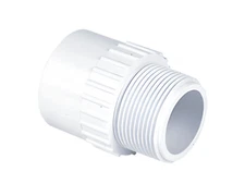 LESSO 1" PVC Male Adapter SCH40 Slip x MPT Fitting LP Propane Gas Systems