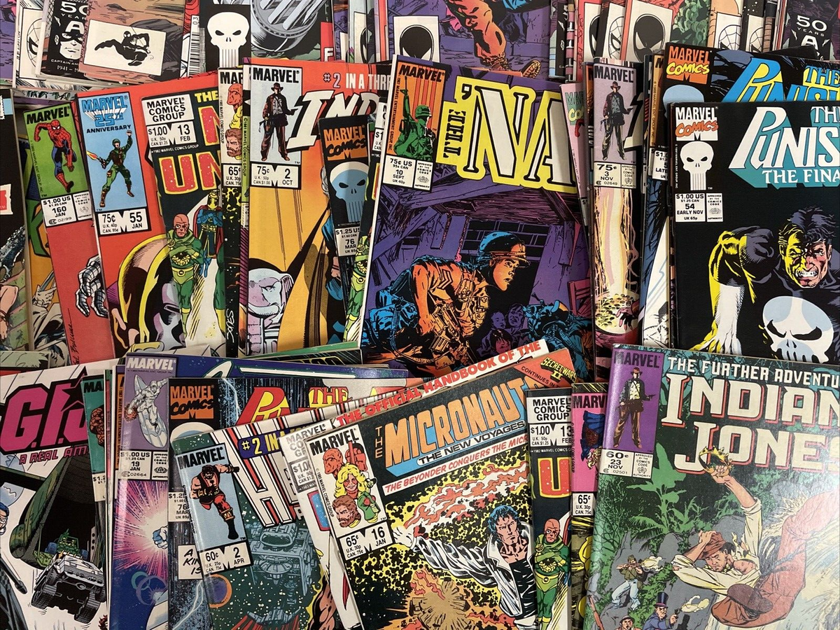 Mixed Lot 175 Marvel Comic Books - G.I.JOE Punisher Moon Mixed Lot 175 Marvel Comic Books - G.I.JOE Punisher Moon