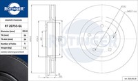Rotinger 2X Bremsscheibe Vorne Ø296 Mm FüR Nissan Qashqai +2 I J10 JJ10 2.0