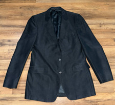Dark Blue Overcoat by S Q clothiers Crestbrook Sz 36