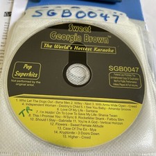 Sweet Georgia Brown 0047 Super Pop Hits Karaoke CDG