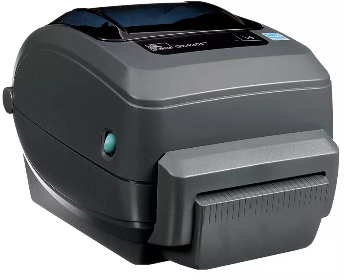 Zebra GX430t Thermal Label Barcode Tag Printer with Front Cutter GX43 102512