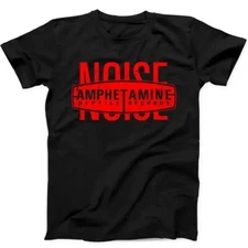 q461 - Amphetamine Reptile Records Label Rock Metal MusIc Gift Tee Black T Shirt
