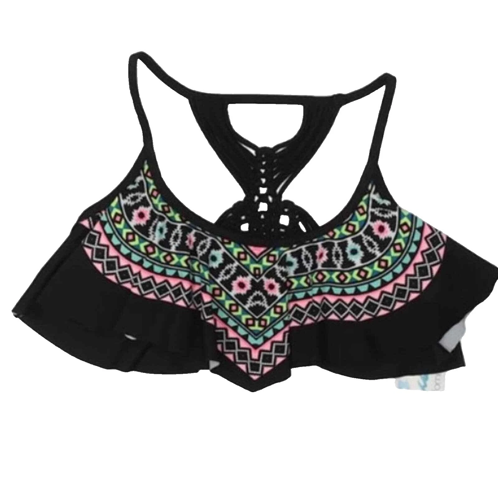 黑色上衣常规尺寸泳装女式