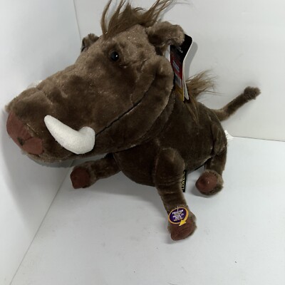 Disney The Lion King 2019 PUMBAA 12'' TALKING PLUSH - Sound Stuffed Animal NWT