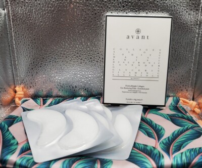 Avant Hydra Bright Collagen Eye Masks Restoring Pads 3 Pair New In Box MSRP $89