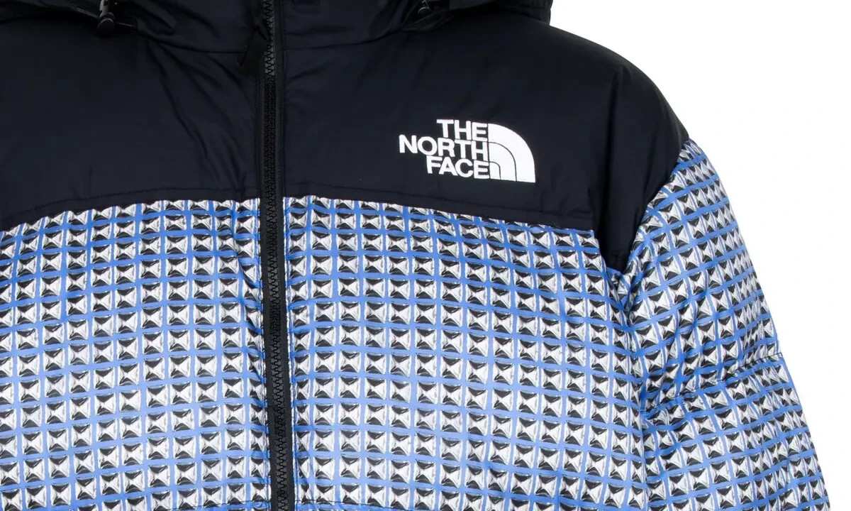 Supreme x TNF Studded Nuptse Jacket Royal Blue - Size S | eBay