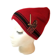 Star Wars, Kylo Ren Beanie, Youth Kids Hat Cap, One Size 4-8 Years, Red Knit Hat