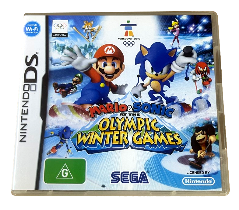 Mario Sonic at the Olympic Winter Games Nintendo DS 3DS