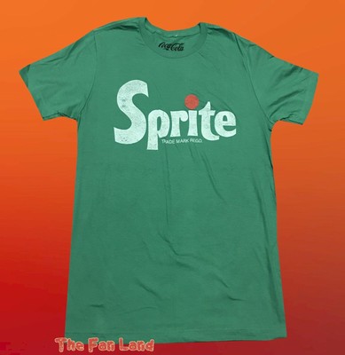 New Sprite Soda 1980s Logo Lemon Lime Cartoon Vintage Mens T-Shirt