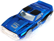 AMC 2nd Gen Javelin Blue Chrome JL XtracTion HO Slot Car BODY for AFX auto world