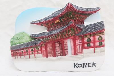 Gyeongbokgung Palace SEOUL SOUTH KOREA 3D Resin Fridge Magnet Souvenir Travel