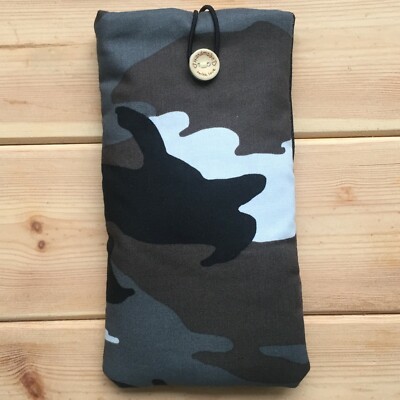 HANDYTASCHE HANDYHÜLLE handysocke STOFF Genäht HANDMADE FÜR ZTE BLADE A3 2019