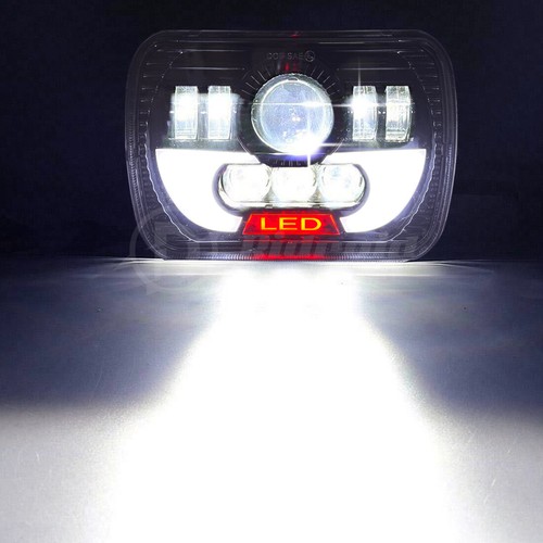 For Toyota Pickup 1982-1995 Hardbody Truck 5x7" 7x6" LED Headlight H4 Hi-Lo Beam - Picture 10 of 11