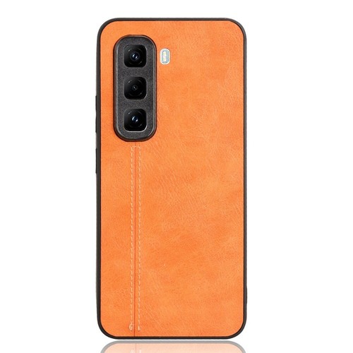 For Infinix Hot 50 Pro + / Hot 50 Suture Soft Edge PU Leather PC Hard Back Case - Picture 12 of 25