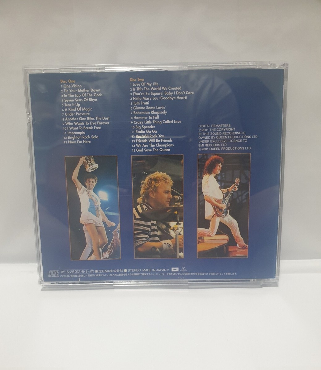 Queen Live at Wembley '86 Japan 2CD TOCP-53459•60 EMI Toshiba OBI