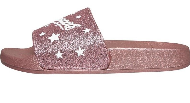 GIRLS PINEAPPLE SLIDDERS IN PINK OR BLACK H0R384 | eBay