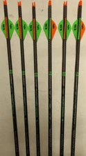 @NEW@ 6- Victory Archery VF TKO V3 Gamer 400 Carbon Arrows Bohning Blazer