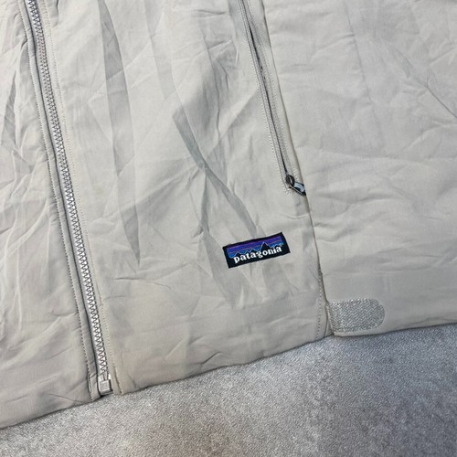 Patagonia Windbreaker Jacket Womens XL Softshell Fleece Lined Coat, Grey - Picture 2 of 9