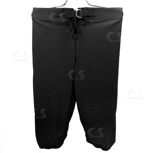 Football Pants Black Youth XL Adams YFP80 Snaps w/Belt Padless _994