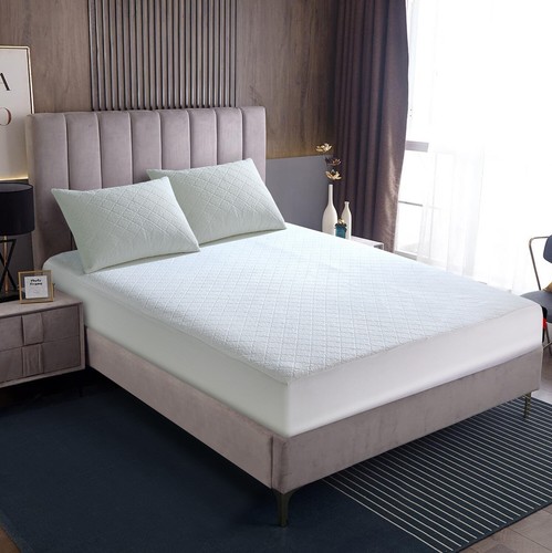 Extra Deep Bamboo Mattress Protector Quilted Waterproof Mattress Fitted Sheet - Picture 28 of 39