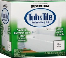 Rust-Oleum 384165 Tub and Tile Refinishing Kit - Gloss White