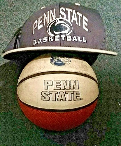Neu! Penn State PSU Basketball Snapback Cap/Mütze & GRATIS Mini Basketball! - Bild 1 von 2
