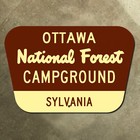USFS Ottawa National Forest Sylvania upper Michigan boundary highway sign 15x10