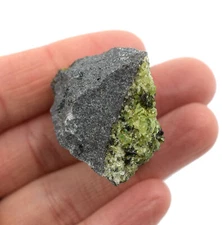 Raw Olivine Mineral Specimen, 1" - Geologist Selected - Eisco Labs
